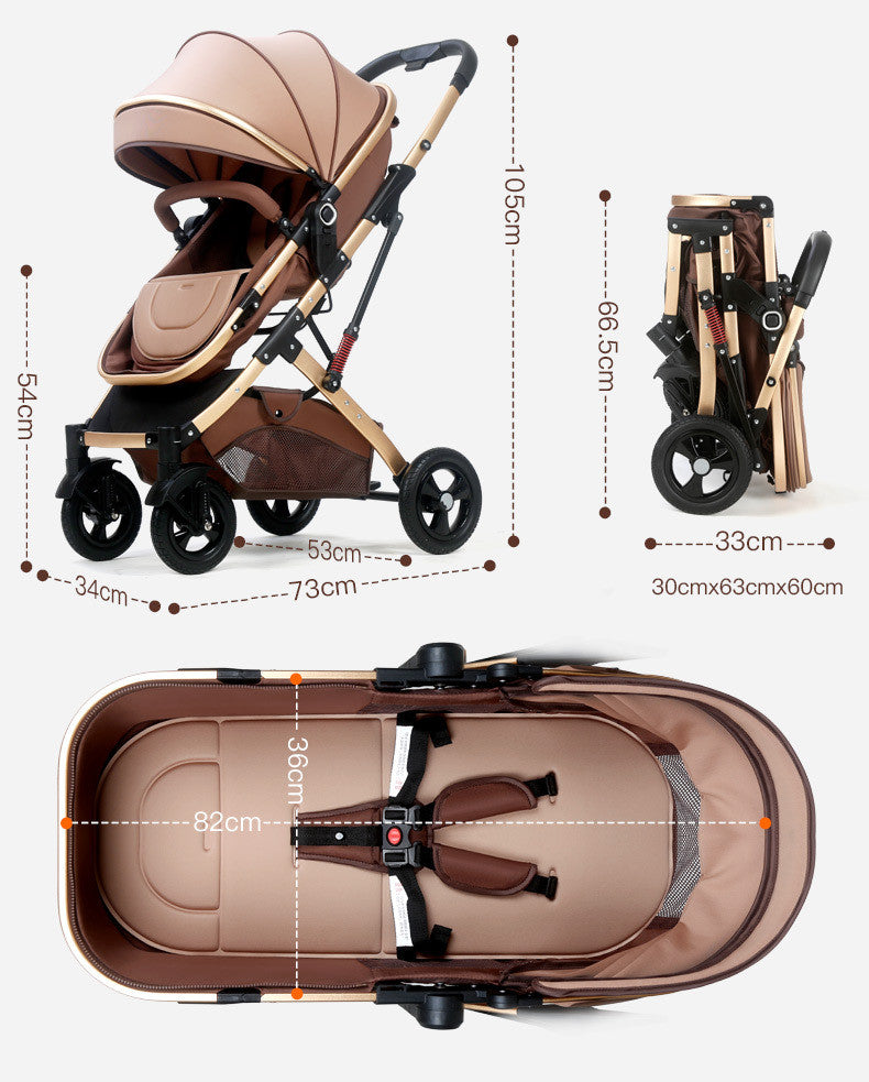 Two-way New-born Baby Stroller