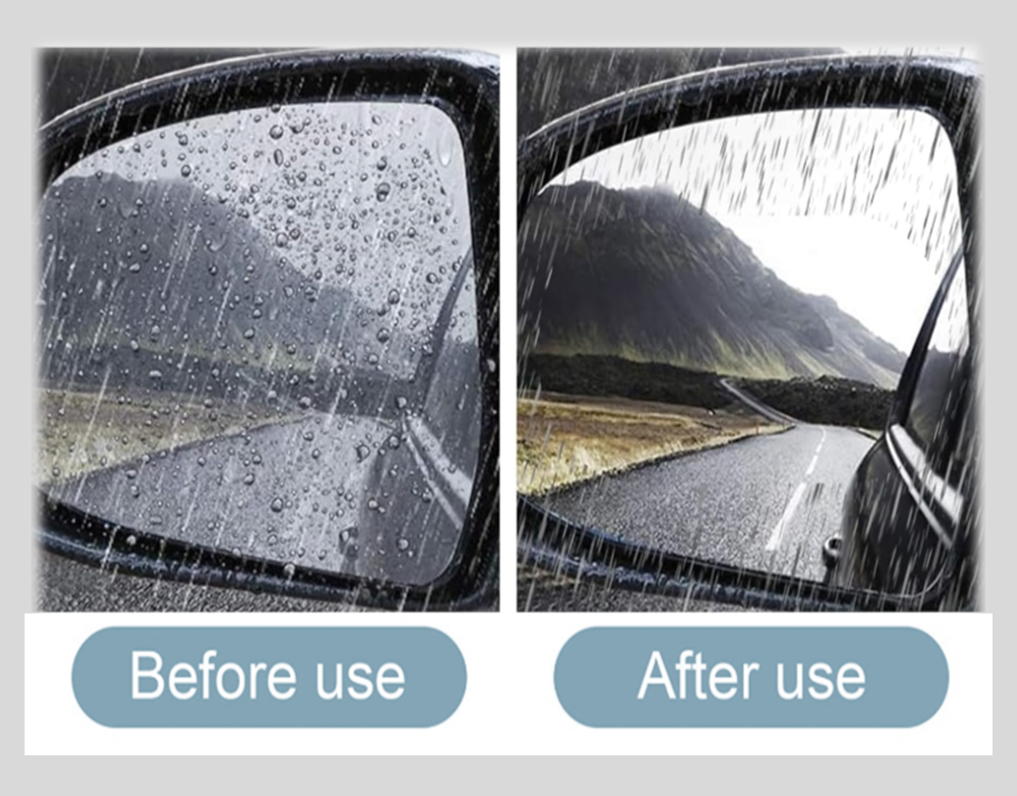 4x Car Rearview Mirror Rainproof Film